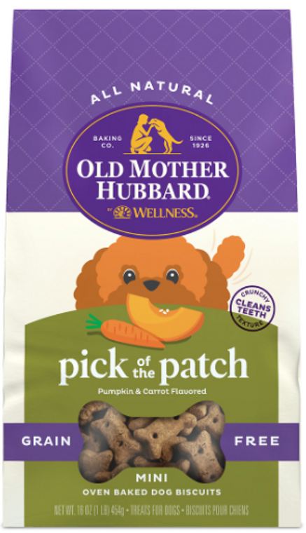 Old Mother Hubbard Grain Free Mini Pick Of The Patch Dog Treat 16oz