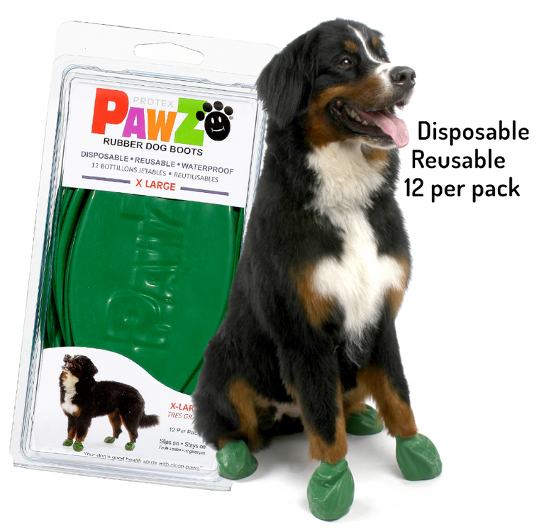 Pawz Dog Extra Large Green Boots