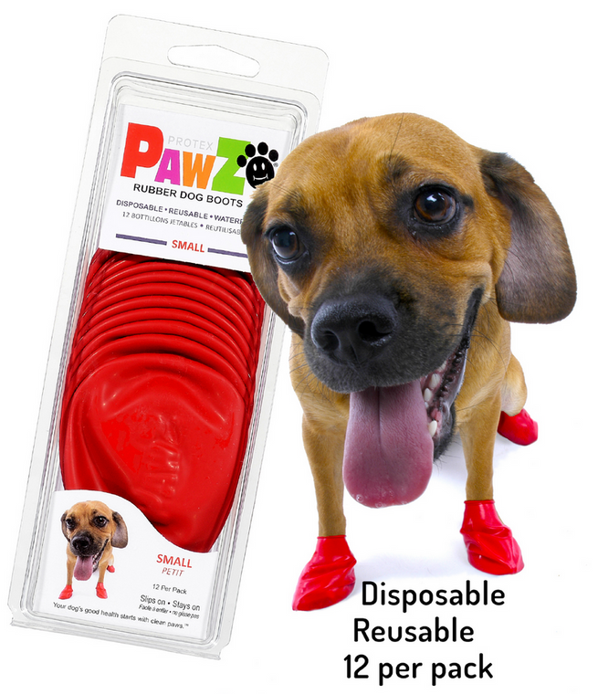 Pawz Dog Boots Small Red