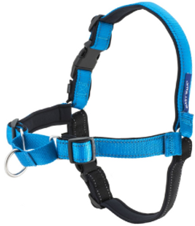 Premier Deluxe Easy Walk Dog Harness Medium Blue