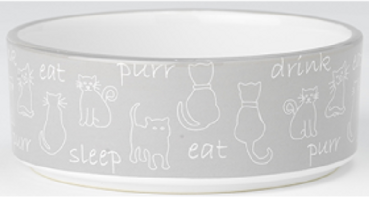 Petrageous Eat Drink Purr Cat Dish