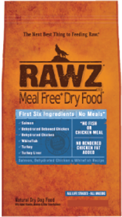 Rawz Salmon Chicken Whitefish Dog Food 20lb