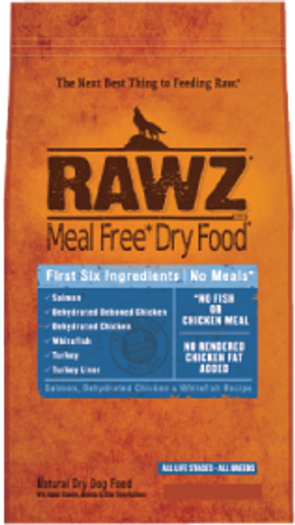 Rawz Salmon Chicken Whitefish Dog Food 10LB