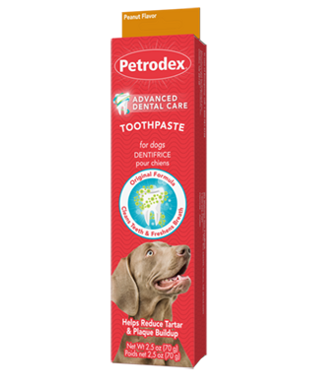 Sentry 2.5oz. Petrodex Dog Toothpaste Peanut Butter Flavor