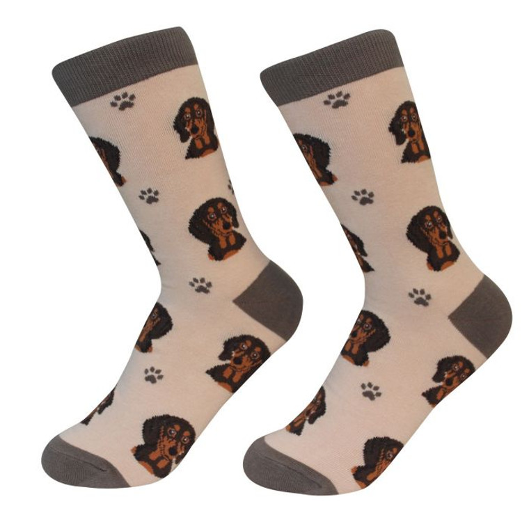 Socks Dachshund Black