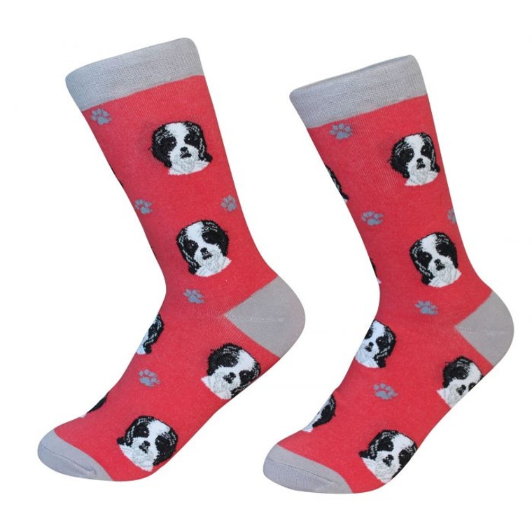 Socks Shih Tzu Black