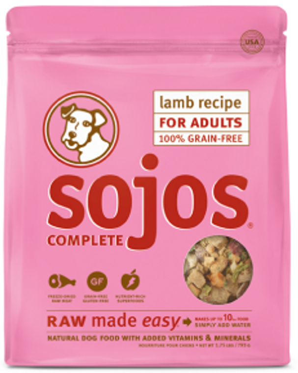 Sojo's Grain Free Lamb Complete Mix Dog Food 1.75lb
