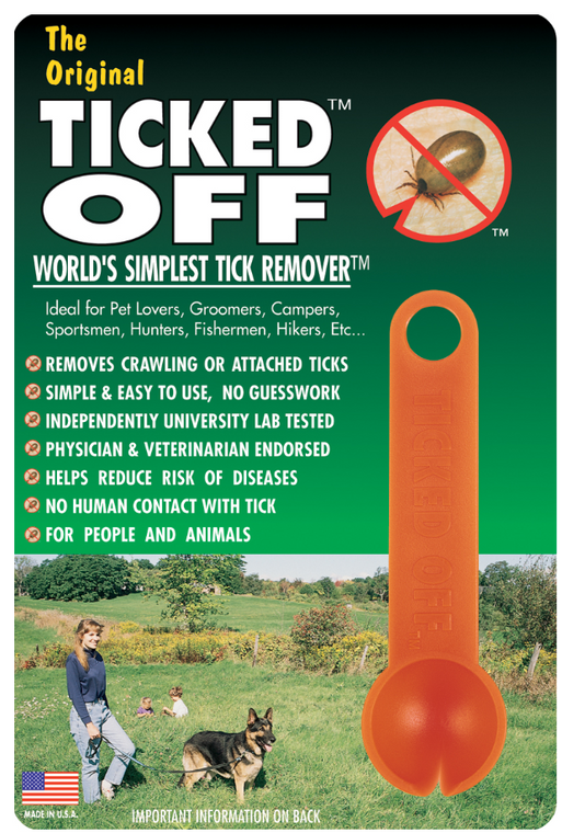 Ticked Off! Tick Remover Scoop Orange