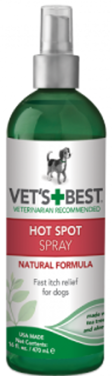 Vet's Best 8oz. Hot Spot Itch Relief Spray 8oz