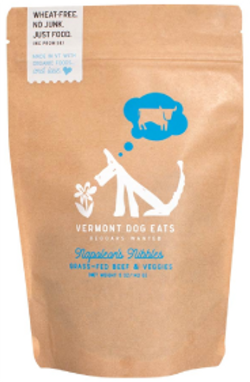 VT Dog Eats Napoleon's Nibbles Beef & Vegetable Dog Treats 5oz