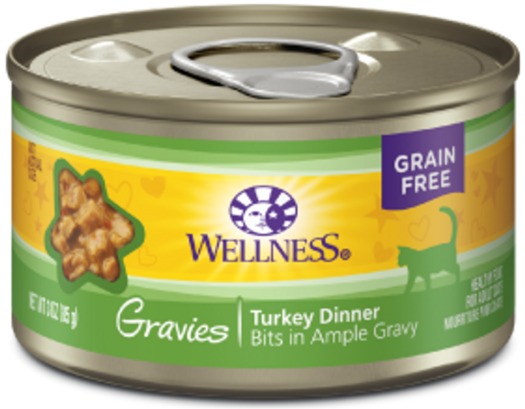 Wellness Gravies Turkey Cat Food 3oz