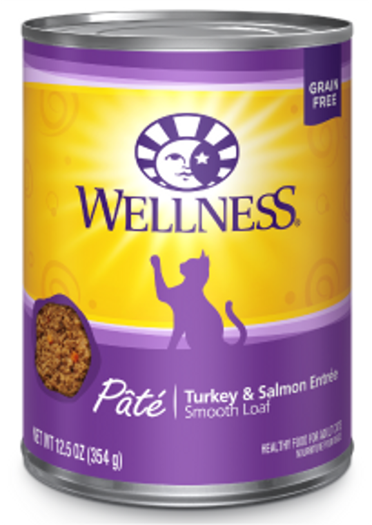 Wellness Complete Health Turkey Salmon Cat Food 12.5oz