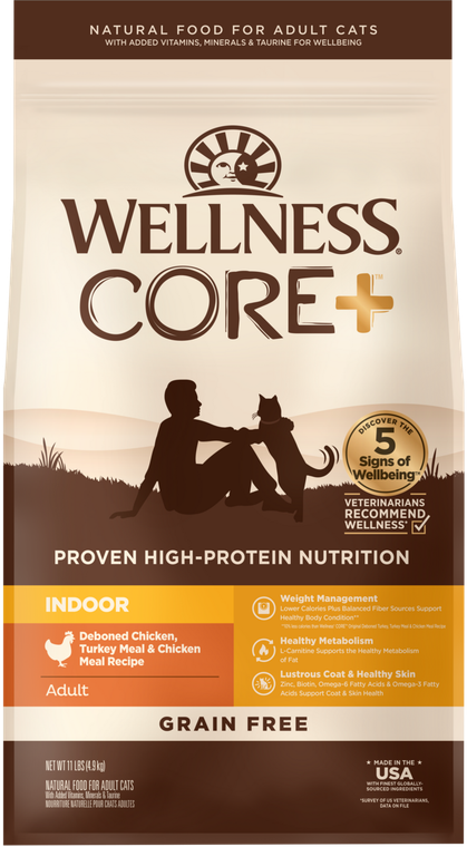 Wellness Core Indoor Cat Food 11lb