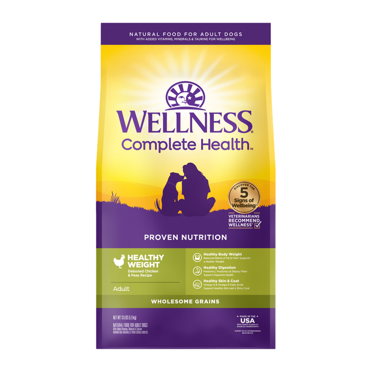 Wellness Complete Health Healthy Weight Dog Food 13lb