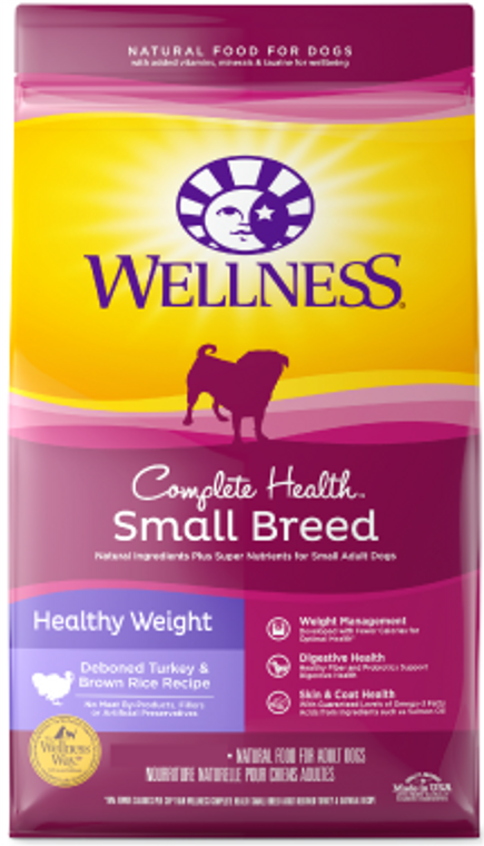 Wellness Complete Health Small Breed Weight Management Dog Food 12lb