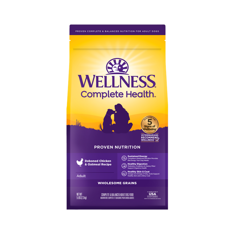 Wellness Complete Health Chicken Dog Food 5lb