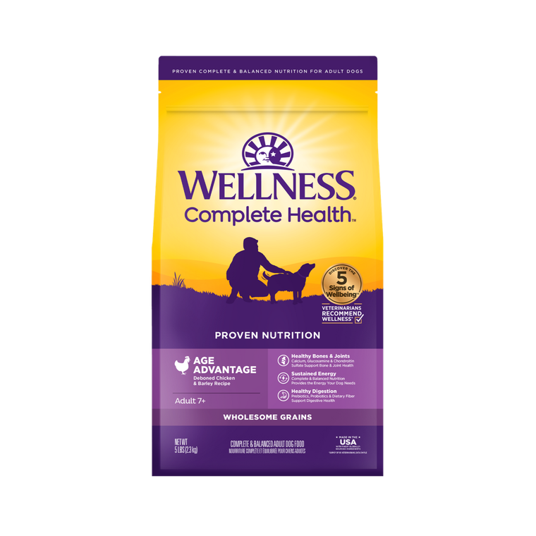 Wellness Complete Health Senior Dog Food 5lb