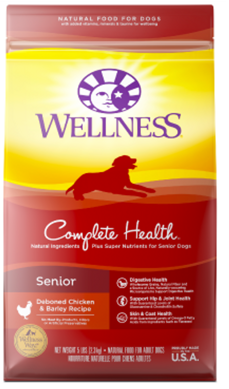 Wellness Complete Health Senior Dog Food 5lb