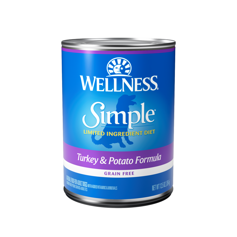 Wellness Simple Turkey Potato Dog Food 12.5oz