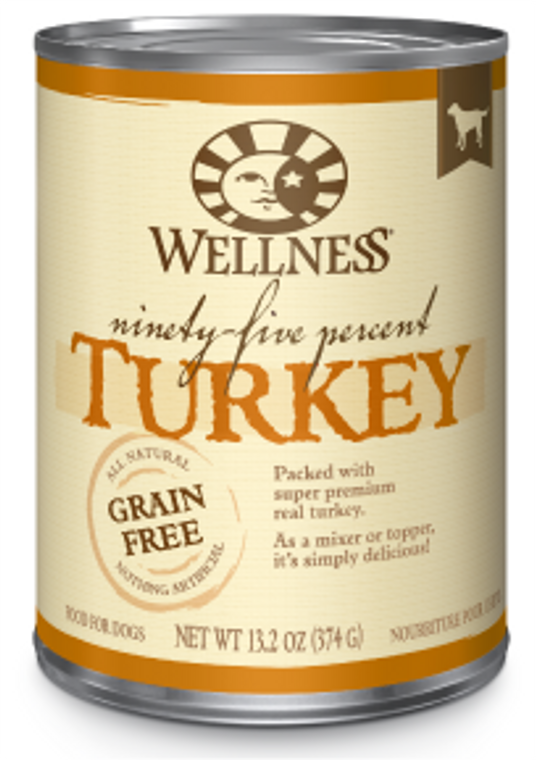 Wellness 95% Turkey Dog Food 13.2oz