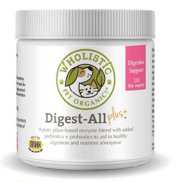 8oz. Wholistic Pet Organics Digest All Plus