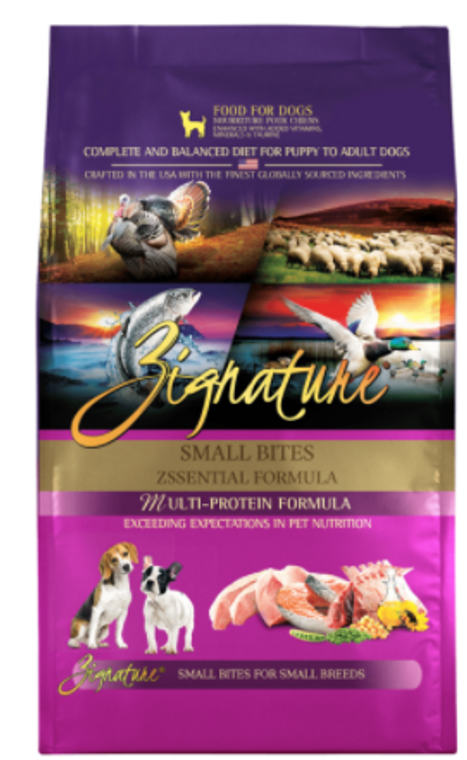 Zignature Zssentials Small Bite Dog Food Dry 4lb