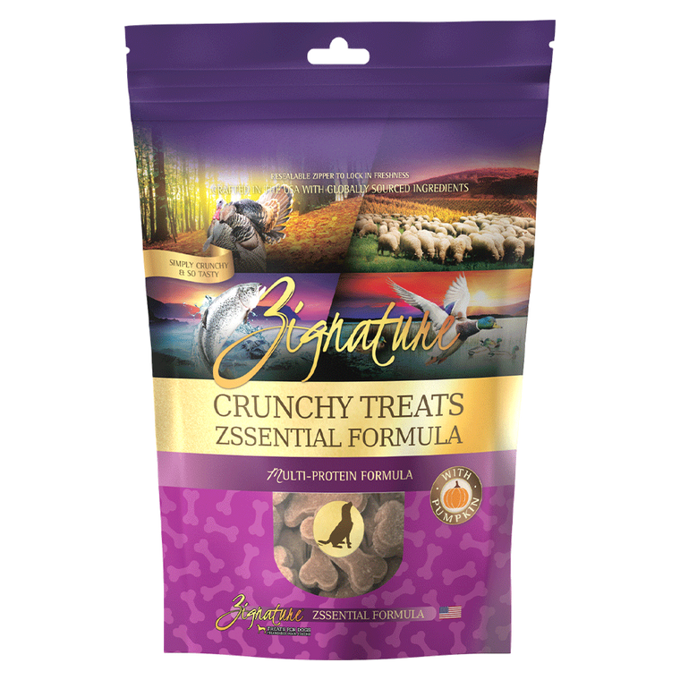 Zignature Ziggy Crunchy Treats Zssential Dog Treat 12oz