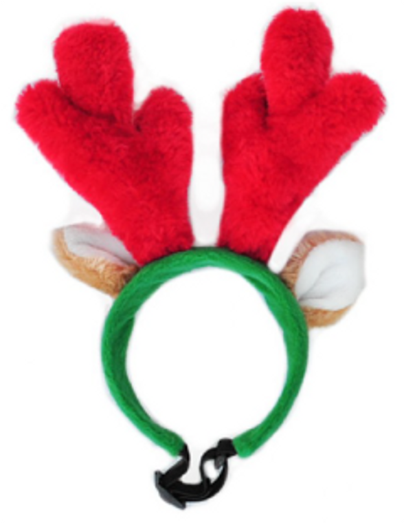 Zippy Paws Large Holiday Dog Antlers