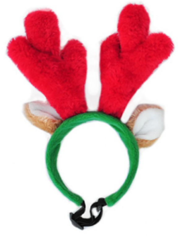 Zippy Paws Small Holiday Dog Antlers