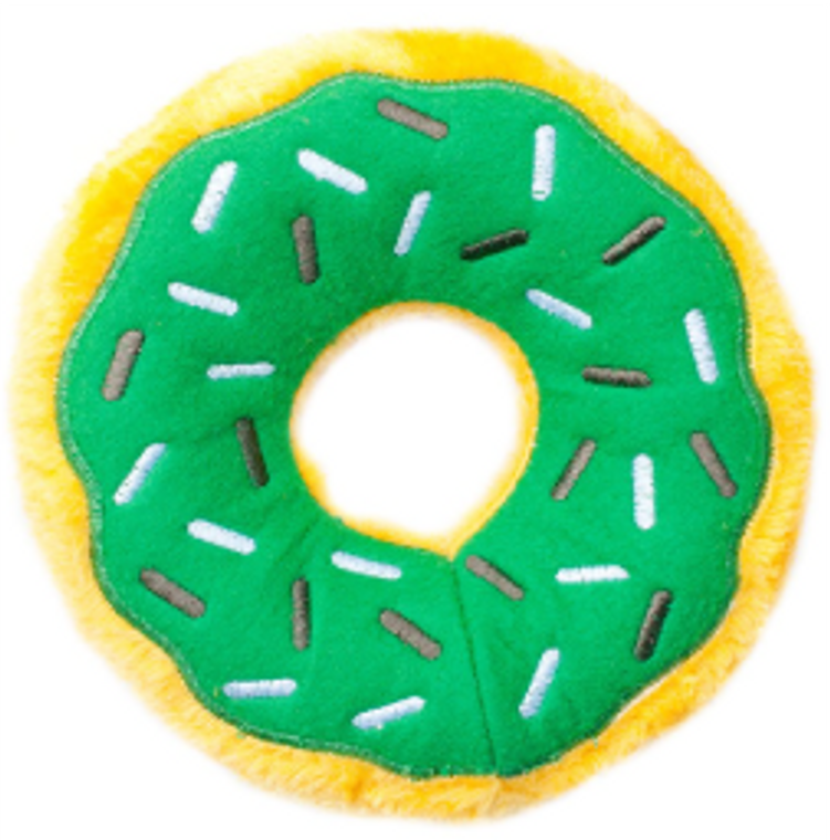 Zippy Paws Mint Chip Donut Holiday Dog Toy