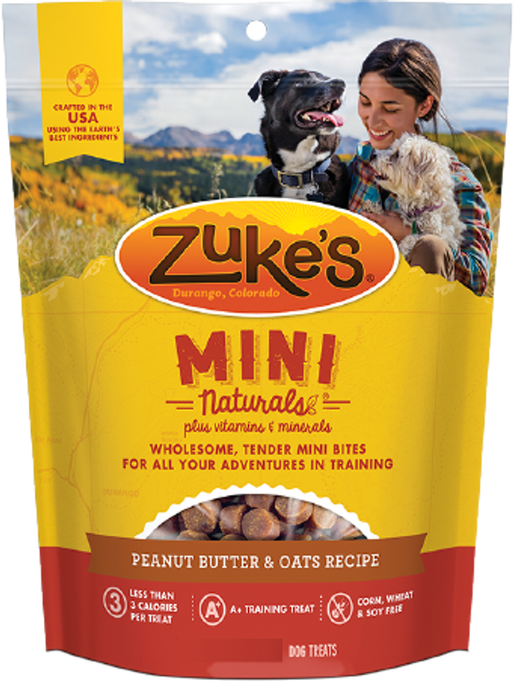 Zuke's Mini Naturals Peanut Butter Dog Treat 16oz