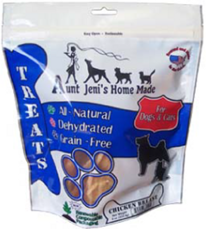 Aunt Jeni's Chicken Breast Dog Treats 8oz