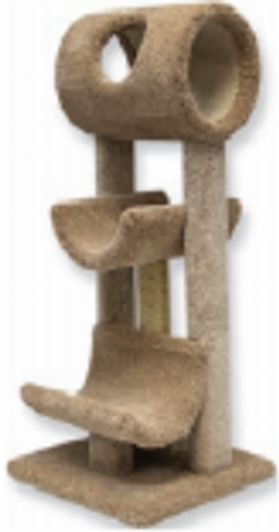 Beatrise Pet Products 4' Kitty Playground 21x21x46H