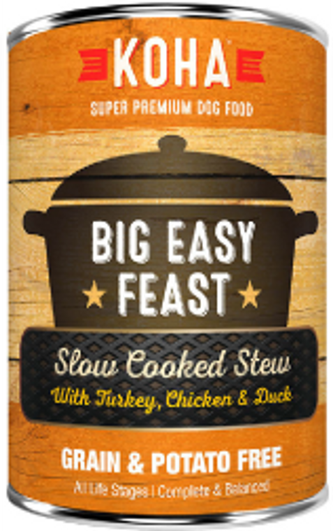 Koha Slow Cook Stew Big Easy Feast Dog Food 12.7oz