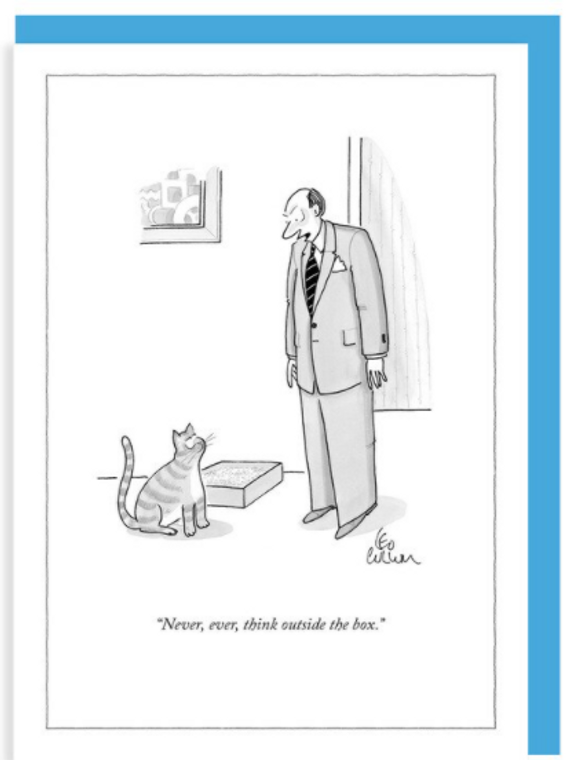 New Yorker Card Cat / Outside The Box