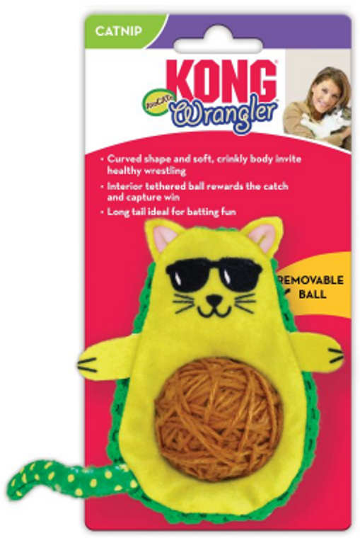 Kong CA462 Wrangler AvoCATo Cat Toy