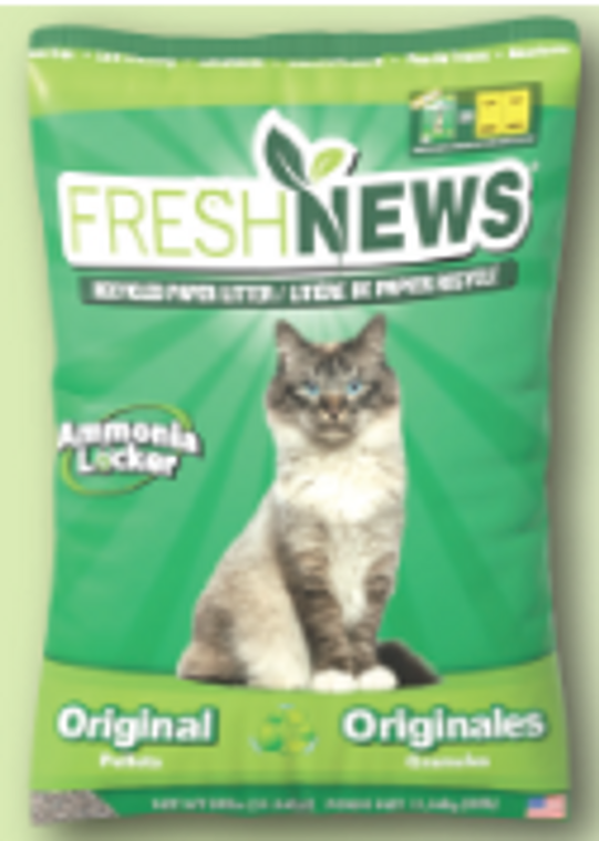 FreshNews Recycled Paper Cat Litter 25lb