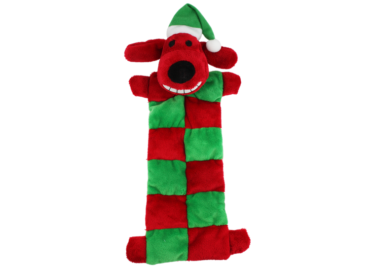 Multipet Loofa SantaSqueaker Mat 12"