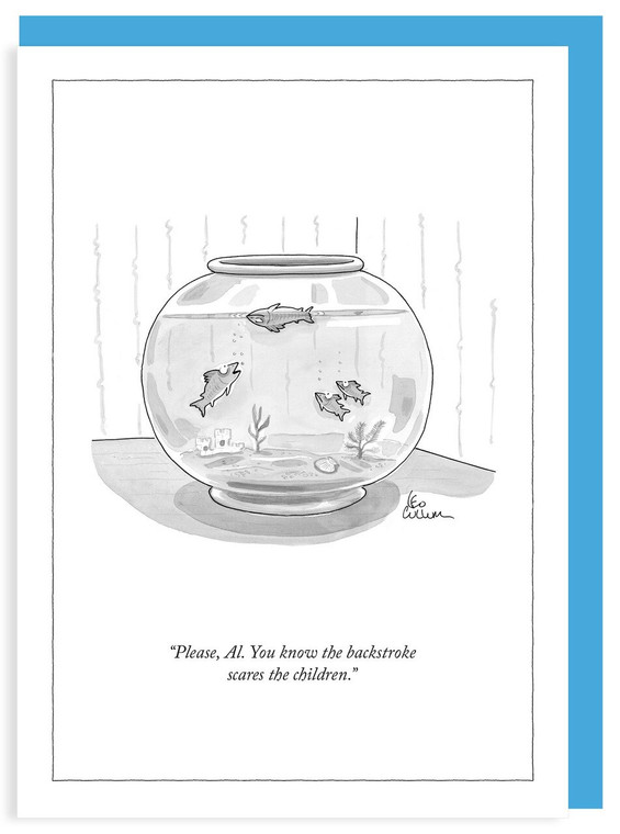 New Yorker Card Goldfish / Backstroke