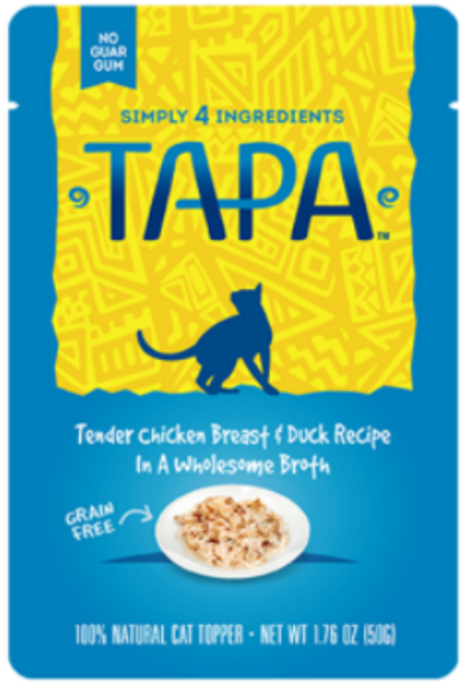 Tapa Chicken & Duck Pouch Cat 1.76oz