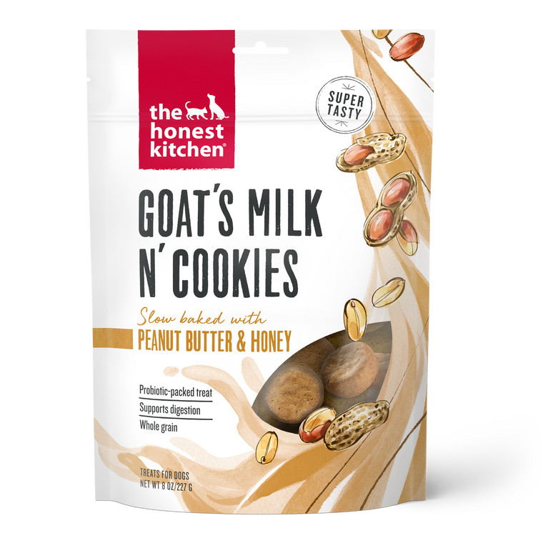 Honest Kitchen Goats Milk Cookies Peanut Butter 8oz