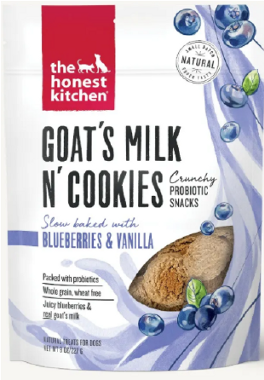 Honest Kitchen Goats Milk Cookies Blueberry 8oz
