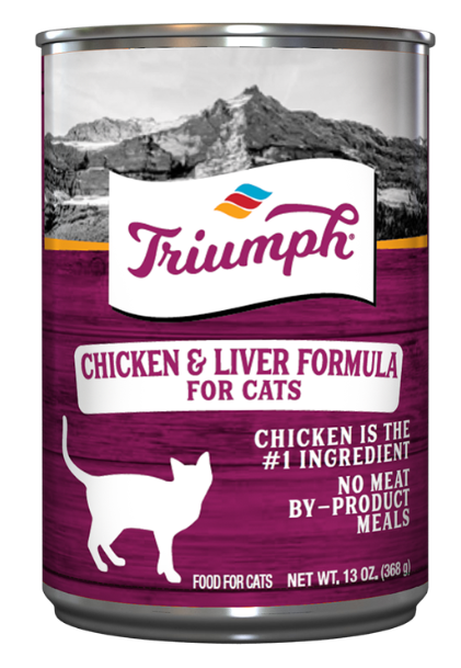 Triumph Chicken & Liver Cat Food 13.2oz