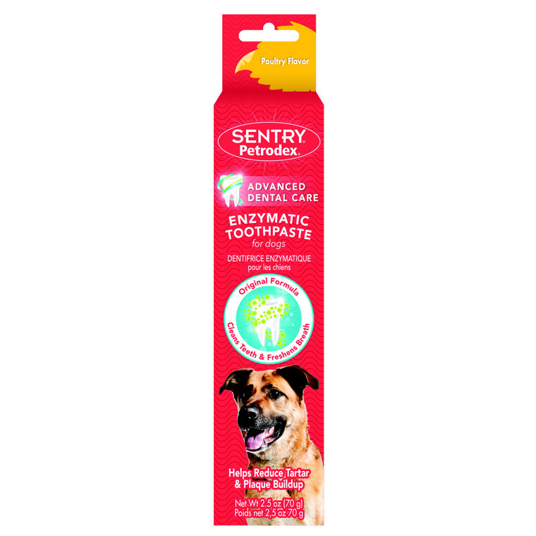 Sentry 2.5oz. Petrodex Dog Toothpaste Poultry Flavor