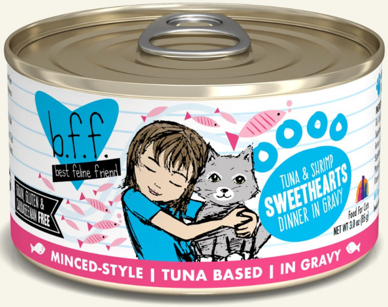 BFF Sweatheart Tuna Shrimp Cat Food 5.5oz