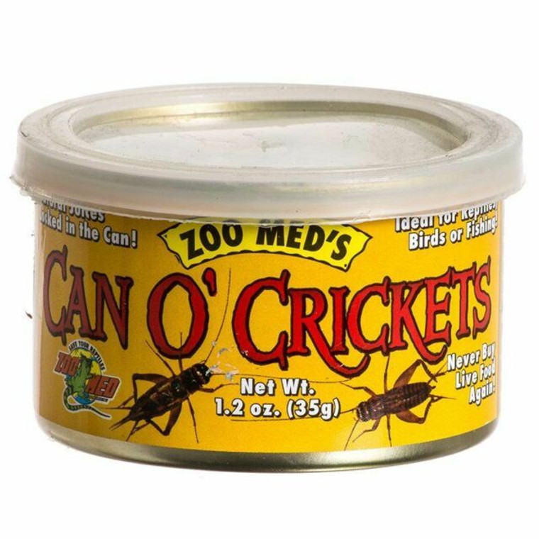 1.2oz Zoo Med Can of Crickets 60ct