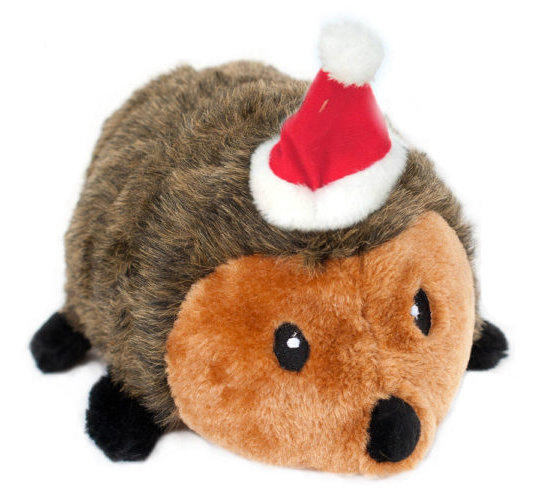 Zippy Paws Extra Large Xmas Hedgehog Holiday Dog Toy Pet Food Warehouse