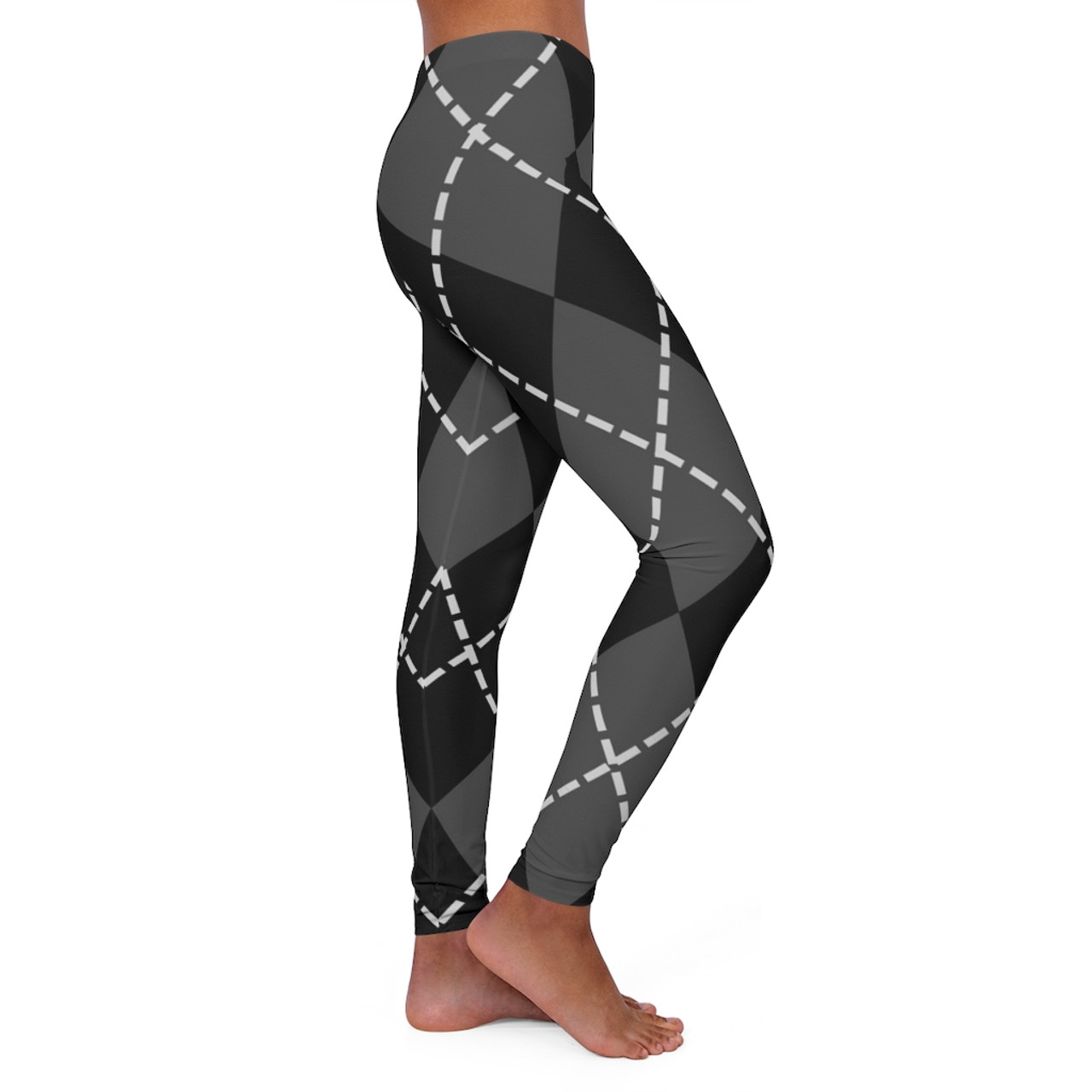 Athleisure Diamond Women's Spandex Leggings - ZYogaWear