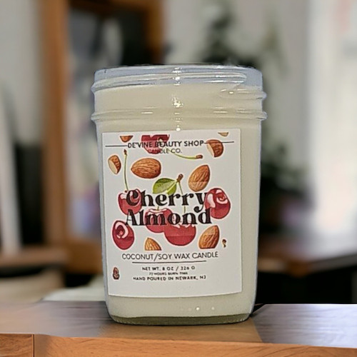 Cherry Almond Coconut/Soy Wax Candle