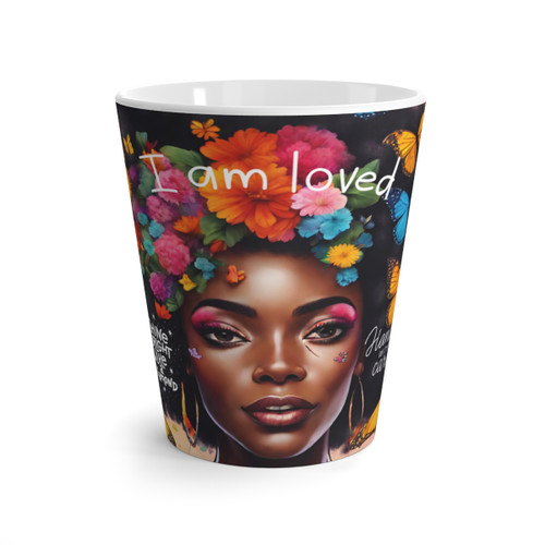 "I Am Loved" Latte Mug